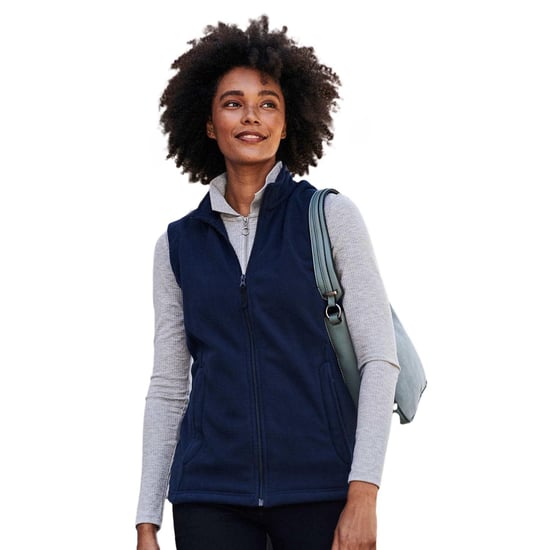 Regatta Womens/Ladies Micro Fleece Bodywarmer / Gilet (Dark Navy)