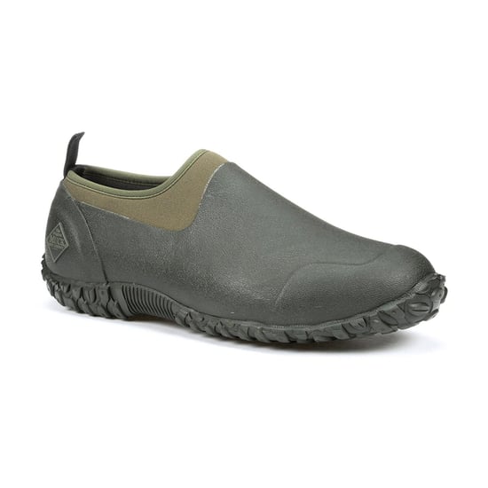 Muck Boots Muckster II Low Rubberen Zwarte/Mos Groene Regenlaarzen. - Image 1