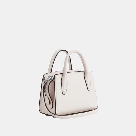 Smooth Leather Andrea Mini Carryall with Tonal Hardware Bag