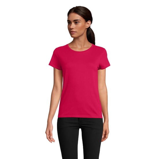 SOLS Dames/Dames Pioneer T-Shirt (Fuchsia) - Image 1