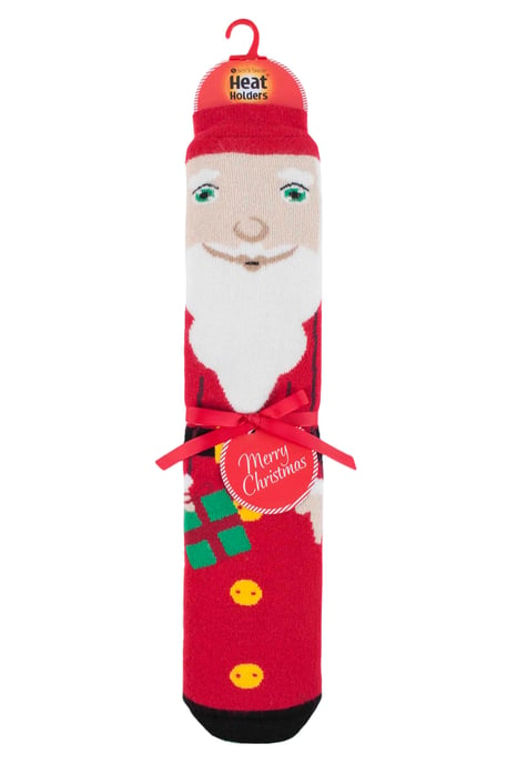 Dames kerst antislip thermo pantoffelsokken - De Kerstman - Image 2