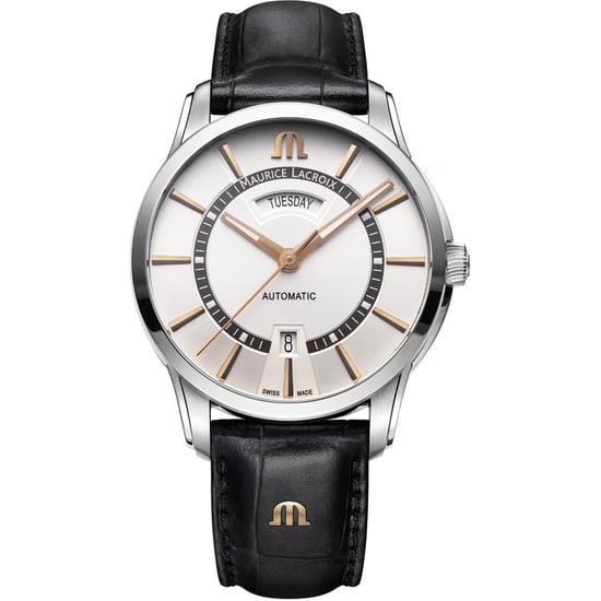 Maurice Lacroix Pontos Heren Zwart Horloge PT6358-SS001-230-2 - Image 1