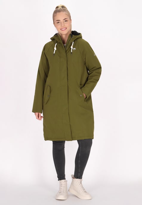 Schmuddelwedda Winter parka Dames olijf - Image 3