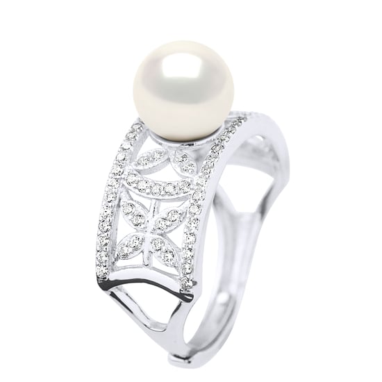 Ring Sieraden - Echte Cultiveerde Zoetwaterparel Rond 8-9 mm - Image 1