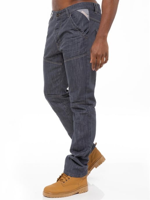 Enzo Denim Jeans Rechte Pijpen Heren - Grijs - Image 3
