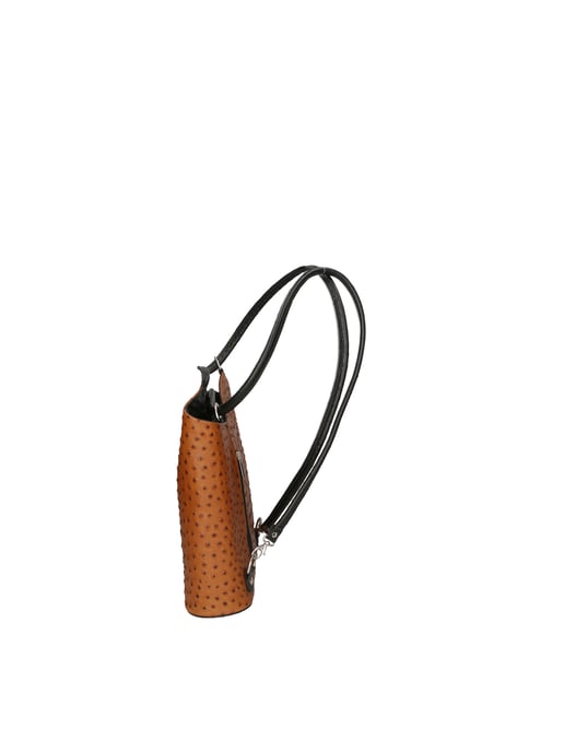 Gave Lux backpack women COGNAC/BLACK