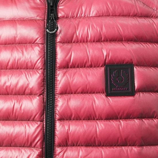 Belstaff Airframe neon glanzend roze gilet met donsvulling - Image 3