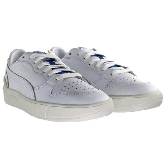 PUMA Skky LX Low R.Dassler Leg COL Lace-Up White Leather Men Trainer 374878 01