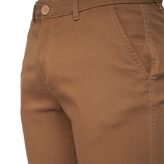 Crosshatch Heren Sinwood Chino Shorts (Kaneel) - Image 3