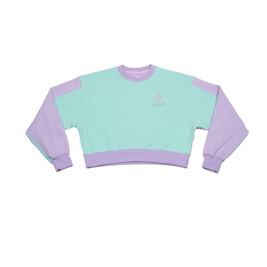 Be Happy RSC-S2102 women's short long-sleeved round neck sweatshirt