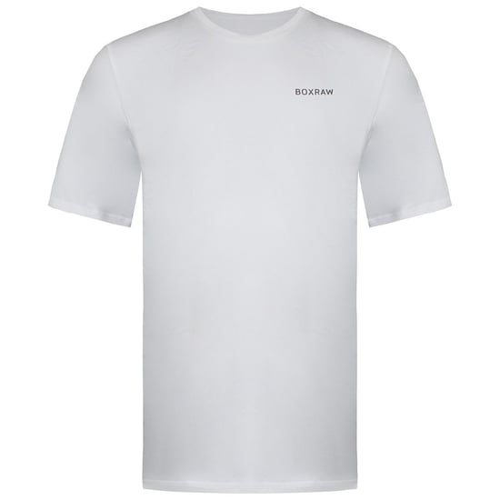 BoxRaw Logo Heren Wit T-Shirt - Image 1