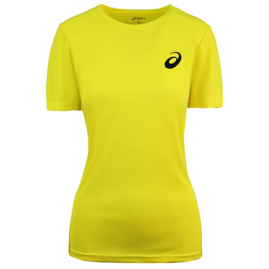 Asics Logo Dames Geel T-Shirt - Image 1