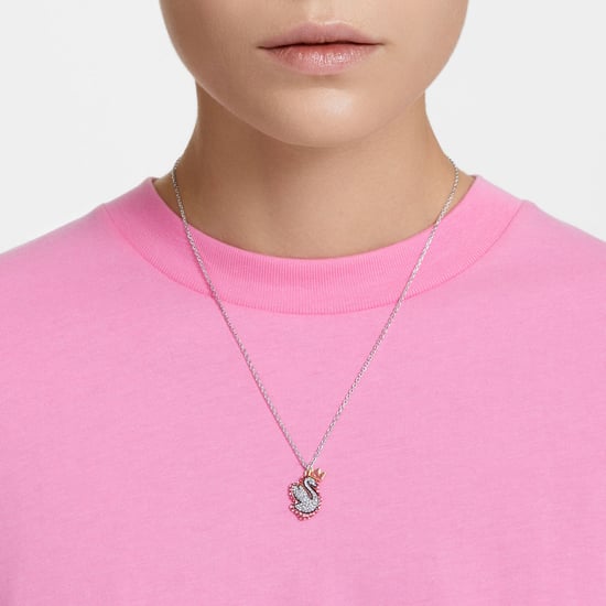 Swarovski 'Pop Swan' Dames Basismetaal Hanger - Zilver 5649200 - Image 5
