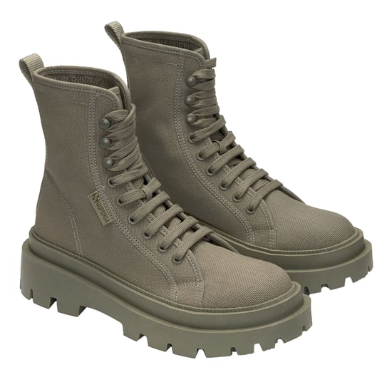 Superga Dames/Dames 3051 Alpina Apex Schoenen (Totaal groene safari) - Image 3