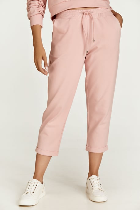 Roze Cropped Sweatpants - Image 5