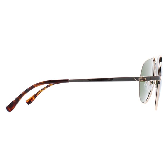Lunettes de soleil Lacoste L250SE 710 gold solid green - Image 4