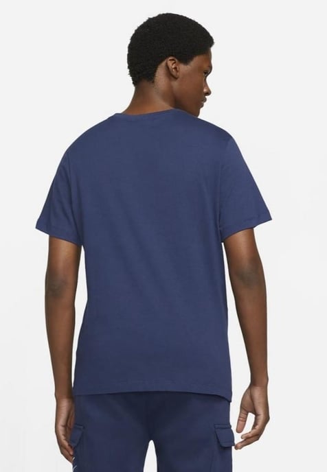 Nike Court Swoosh-logo-T-shirt voor heren in marineblauw - Image 2