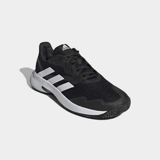 Men's adidas Courtjam Control Tennis Shoes in Black - Image 2