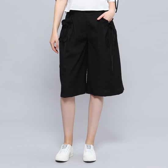 Casual brede been capri -broek - Image 1