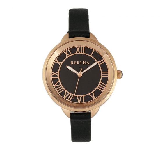 Bertha Madison Zonnewijzer Horloge met Leren Band - Image 1