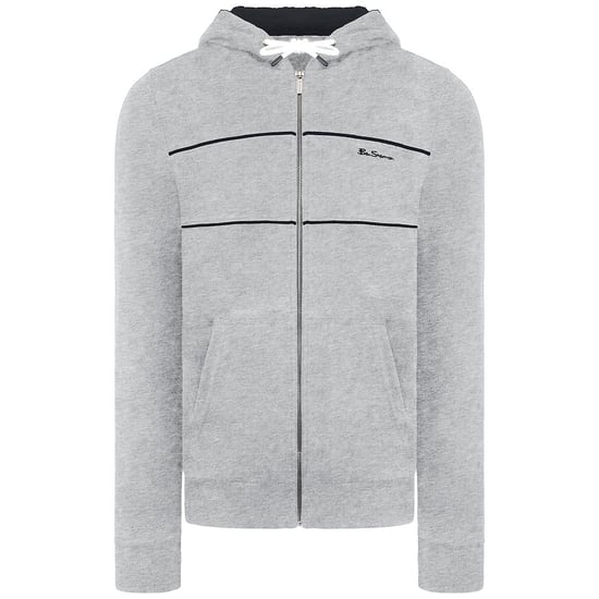 Ben Sherman Logo Mens Grey Track Jacket