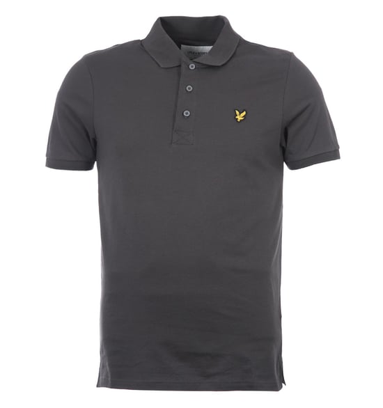Lyle & Scott effen poloshirt in grijs - Image 1