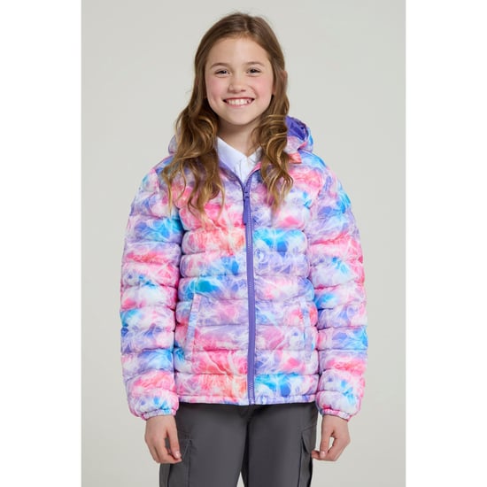 Mountain Warehouse Kinder/Kinder Seizoenen Watercolour Gewatteerde Jas (Roze) - Image 1