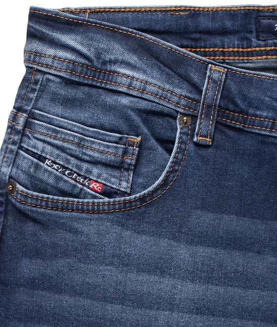 Rock Creek Jeans Tapered Fit Blau