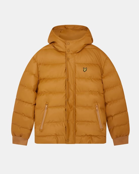 Lyle & Scott jubileum gouden rubberen pufferjack - Image 5