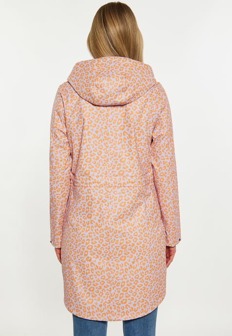 Schmuddelwedda regenparka Dames Pastel Lavendel Oranje Leeuw - Image 4