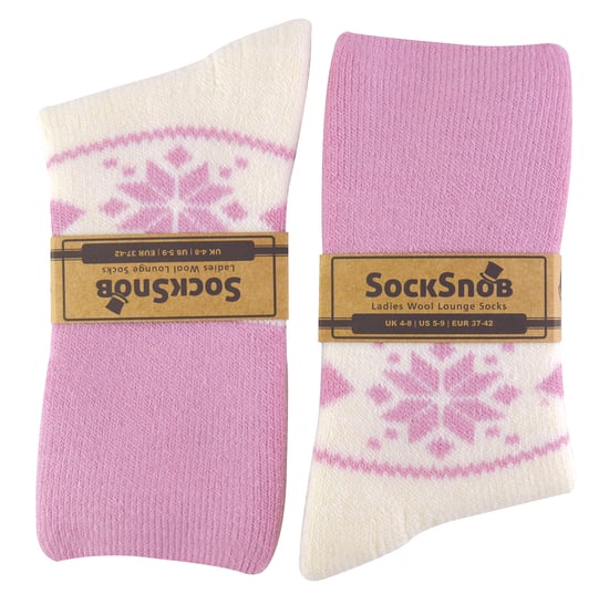 Wollen bedsokken voor dames met Fairisle-ontwerp - Room - Image 2