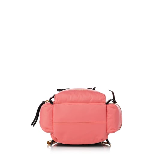 Vintage Burberry Runway Leather Backpack Pink