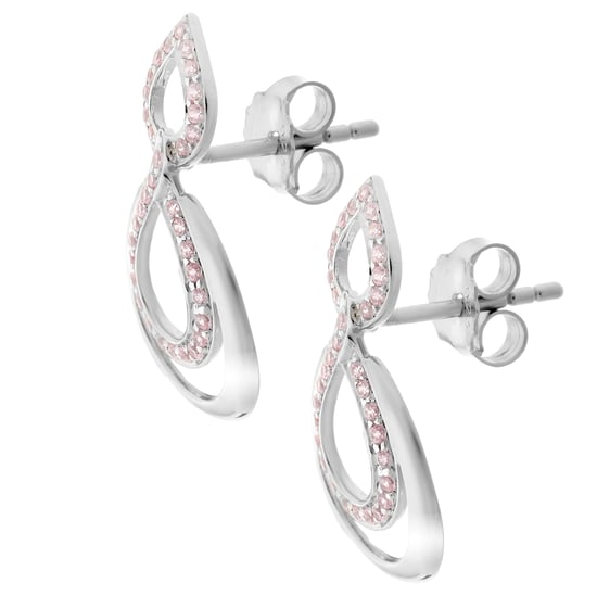 Orphelia 'Amber' Dames 925 Sterling Zilveren Oorbellen - Zilver ZO-7092 - Image 3