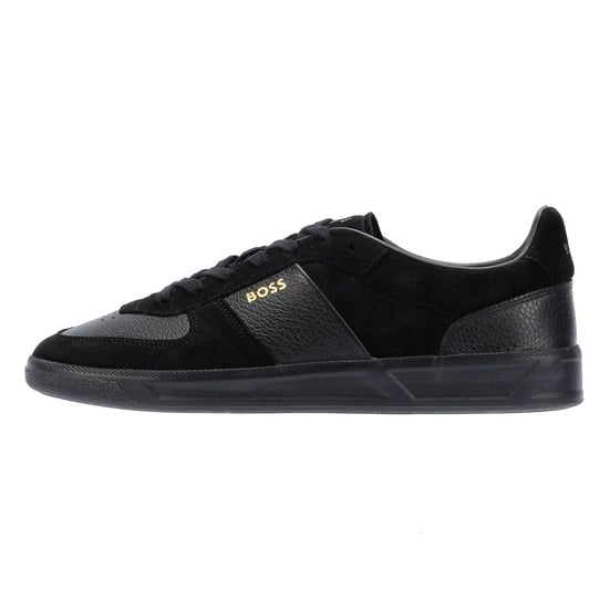 Boss Brandon zwart suède/leren herentrainers - Image 6