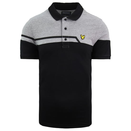 Lyle & Scott Block Heren Zwart/Grijs Poloshirt - Image 1