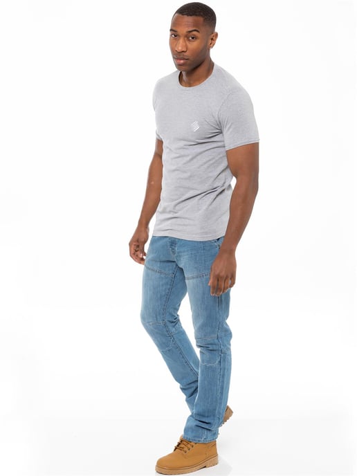 Enzo Denim Jeans Rechte Pijp Heren - Hemelsblauw - Image 5