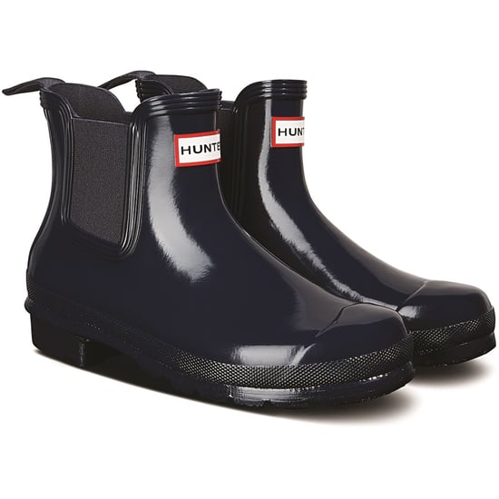 Hunter Original Chelsea Gloss Rubber Vrouwen Wellington Laarzen Navy - Image 1