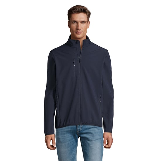 SOLS Mens Radian Soft Shell Jacket (Deep Blue)