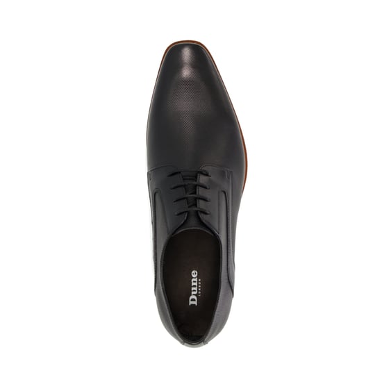 Dune Mens STONEY Burnished-Toe Derby Shoes Stoney