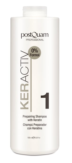 HERSTELLENDE SHAMPOO MET KERATINE 1000 ML. - Image 1