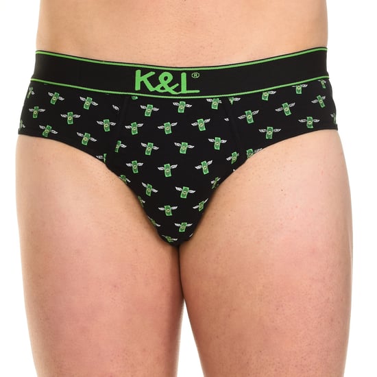 Pack-2 Slips Funny breathable fabric KL2007 man