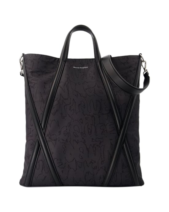 Harness Shopper Bag - Alexander McQueen - Nylon - Black - Image 1
