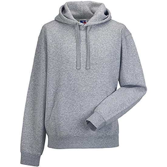 Russell Heren Authentieke Hooded Sweatshirt / Hoodie (Licht Oxford) - Image 3