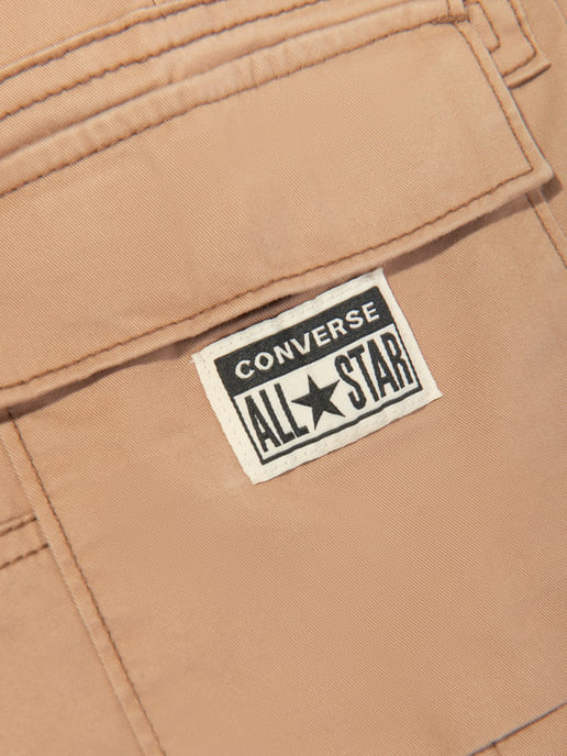 Converse Jongens Lifestyle Woven Cargo Joggers in Bruin - Image 3