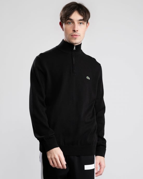 Lacoste Half Zip Logo Mens Sweatshirt