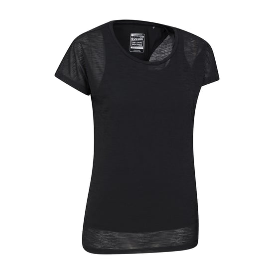 Mountain Warehouse Womens/Ladies Double Layered T-Shirt (Black)