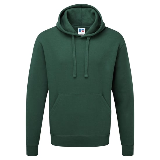 Russell Heren Authentieke Hooded Sweatshirt / Hoodie (Fles groen) - Image 1