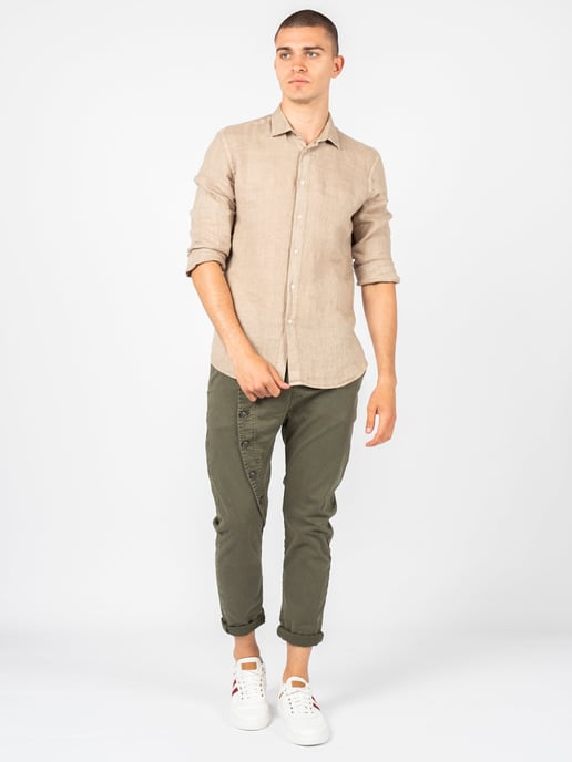 Xagon Man overhemd Lino Mannen beige - Image 2
