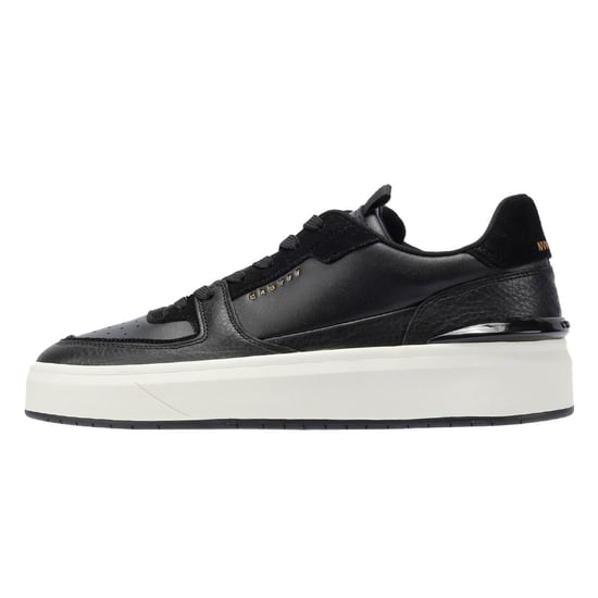 Cruyff Surefire Tennis Leather Heren Zwart/Goud Trainers - Image 6