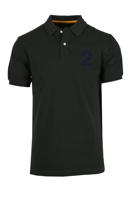 Hackett Heritage Number Polo Shirt Dark Green